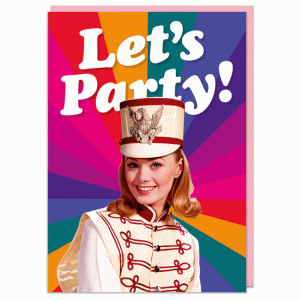 Поздравителна картичка - Нека купонясваме!